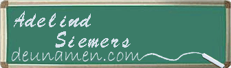 Adelind Siemers Visitenkarte